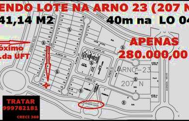 Imagem: O terreno possui 641m² de Área e está localizado em Plano