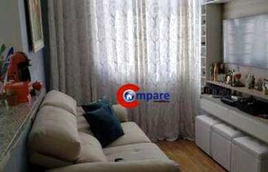 Imagem: O apartamento possui 2 Dormitórios, 1 Banheiro, 1 Vaga na garagem