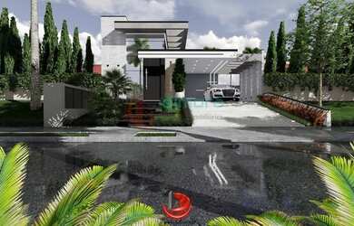 Imagem: A casa em condomínio possui 3 Dormitórios, 5 Banheiros, 2