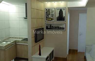 Imagem: O apartamento na cobertura possui 2 Dormitórios, 2 Banheiros