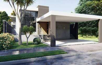 Imagem: A casa possui 3 Dormitórios, 1 Banheiro, 4 Vagas na garagem