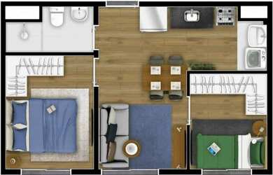 Imagem 16: Apartamento Vibra Butantã Rua Coronel Ferreira Leal Butantã São Paulo