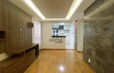 Imagem: O apartamento possui 2 Dormitórios, 1 Banheiro, 1 Vaga na garagem