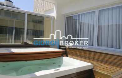 Imagem: O apartamento na cobertura possui 3 Dormitórios, 4 Banheiros