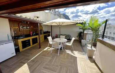 Imagem: O apartamento na cobertura possui 3 Dormitórios, 3 Banheiros