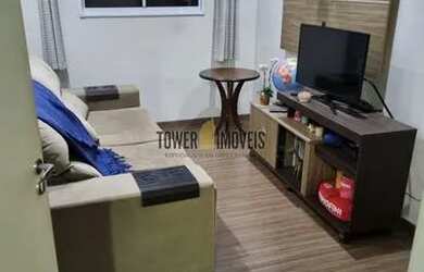 Imagem: O apartamento possui 2 Dormitórios, 1 Banheiro, 1 Vaga na garagem