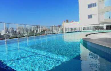 Imagem: O studio possui 1 Dormitório, 1 Banheiro, 1 Vaga na garagem