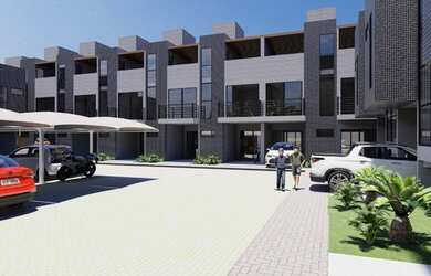 Imagem: A casa em condomínio possui 3 Dormitórios, 1 Banheiro, 1 Vaga