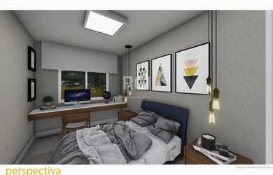 Imagem: O apartamento possui 1 Dormitório, 1 Banheiro, 43m² de Área