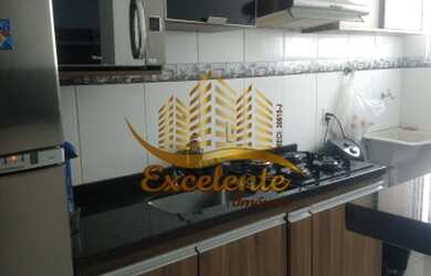 Imagem: O apartamento possui 2 Dormitórios, 1 Banheiro, 1 Vaga na garagem