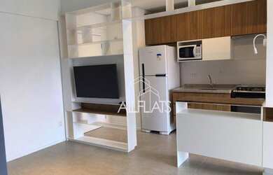 Imagem: O apartamento possui 2 Dormitórios, 1 Banheiro, 1 Vaga na garagem