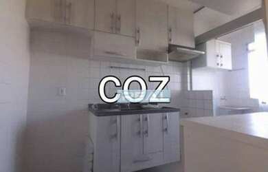 Imagem: O apartamento possui 2 Dormitórios, 1 Banheiro, 1 Vaga na garagem