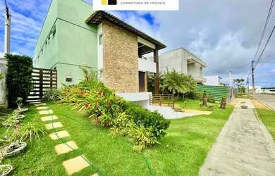 Imagem: A casa em condomínio possui 5 Dormitórios, 5 Banheiros, 4