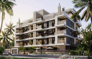 Imagem: O apartamento na cobertura possui 4 Dormitórios, 5 Banheiros