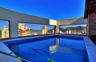 Imagem: O apartamento na cobertura possui 3 Dormitórios, 4 Banheiros