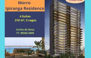 Imagem 1: Apartamento para venda possui 210 metros quadrados com 4 quartos em Barra - Salvador - BA