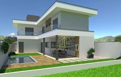 Imagem: A casa em condomínio possui 3 Dormitórios, 5 Banheiros, 4