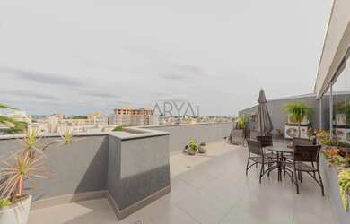 Imagem: O apartamento na cobertura possui 3 Dormitórios, 3 Banheiros