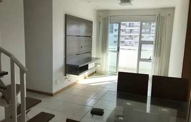 Imagem: O apartamento na cobertura possui 2 Dormitórios, 2 Banheiros