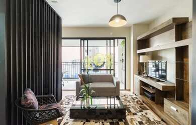 Imagem: O studio possui 1 Dormitório, 1 Banheiro, 1 Vaga na garagem