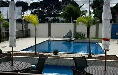 Imagem: O apartamento possui 2 Dormitórios, 1 Banheiro, 1 Vaga na garagem