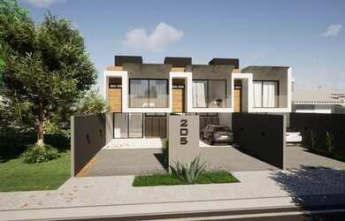 Imagem: A casa possui 3 Dormitórios, 2 Banheiros, 2 Vagas na garagem