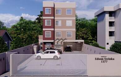 Imagem: O apartamento possui 2 Dormitórios, 1 Banheiro, 1 Vaga na garagem