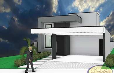 Imagem: A casa possui 3 Dormitórios, 1 Banheiro, 2 Vagas na garagem