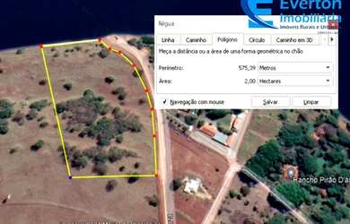 Imagem: A chácara possui 20.000m² de Área, Varanda e está localizado