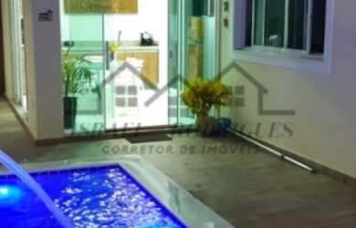 Imagem: A casa em condomínio possui 4 Dormitórios, 5 Banheiros, 4