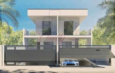 Imagem: A casa possui 3 Dormitórios, 3 Banheiros, 5 Vagas na garagem