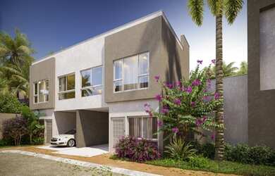 Imagem: A casa em condomínio possui 2 Dormitórios, 3 Banheiros, 2