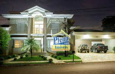 Imagem: A casa em condomínio possui 5 Dormitórios, 5 Banheiros, 2