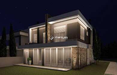 Imagem: A casa possui 3 Dormitórios, 1 Banheiro, 2 Vagas na garagem