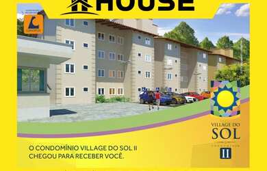 Imagem: A casa possui 3 Dormitórios, 3 Banheiros, 2 Vagas na garagem