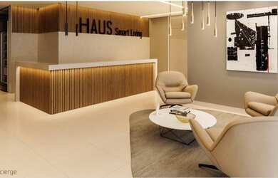 Imagem: O apartamento possui 1 Dormitório, 1 Banheiro, 1 Vaga na garagem