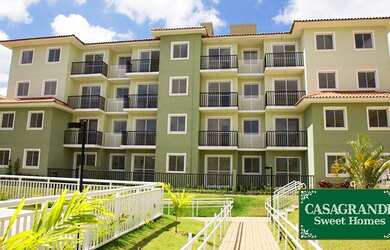 Imagem: O apartamento possui 2 Dormitórios, 1 Banheiro, 1 Vaga na garagem