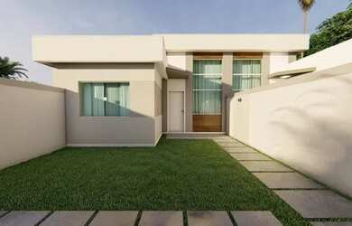 Imagem: A casa possui 2 Dormitórios, 2 Banheiros, 3 Vagas na garagem