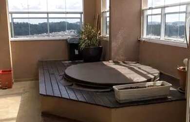 Imagem: O apartamento na cobertura possui 3 Dormitórios, 5 Banheiros