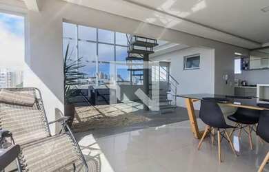 Imagem: O apartamento na cobertura possui 2 Dormitórios, 2 Banheiros