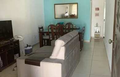 Imagem: A casa possui 3 Dormitórios, 2 Vagas na garagem, 110m² de