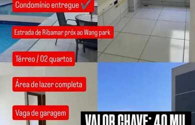 Imagem: O apartamento possui 2 Dormitórios, 1 Banheiro, 1 Vaga na garagem