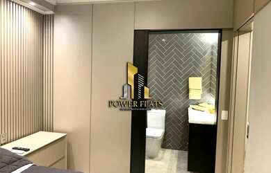 Imagem 4: Flat alto padrão no Mandarim Brooklin 1 dormitório mobiliado com vista...