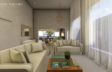 Imagem: A casa em condomínio possui 3 Dormitórios, 4 Banheiros, 2