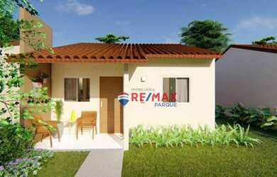 Imagem: A casa possui 2 Dormitórios, 1 Banheiro e 54m² de Área e