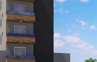 Imagem: O apartamento possui 1 Dormitório, 2 Banheiros, 2 Vagas na