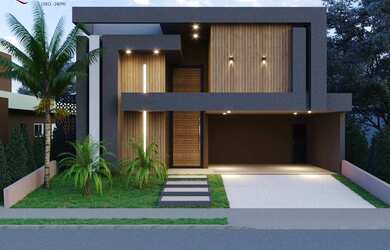 Imagem: A casa em condomínio possui 3 Dormitórios, 5 Banheiros, 4