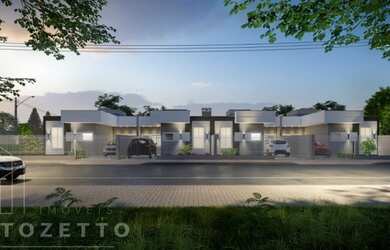 Imagem: A casa possui 3 Dormitórios, 2 Banheiros, 1 Vaga na garagem