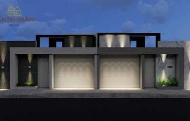 Imagem: A casa possui 2 Dormitórios, 2 Banheiros, 2 Vagas na garagem