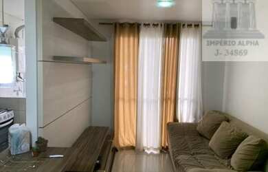 Imagem: O apartamento possui 2 Dormitórios, 1 Banheiro, 1 Vaga na garagem